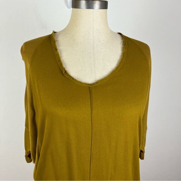 Raquel Allegra Mustard Shift Dress - Picture 3 of 9